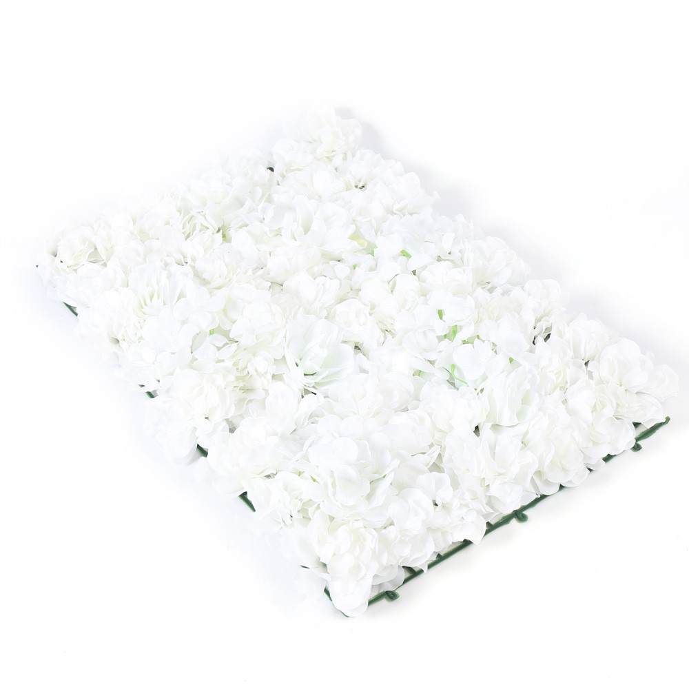 Artificial Flower Wall Panels 20 Pcs Flower Mats Silk Flower Panels Wall Decor