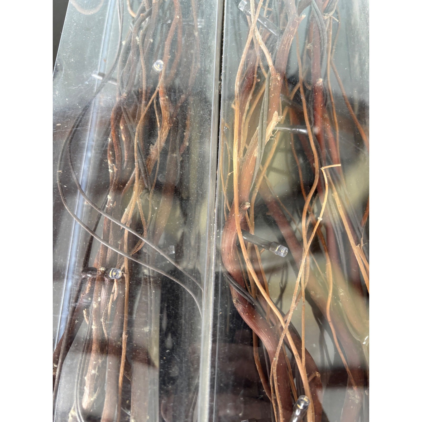 Hobby Lobby 35in Indoor Lighted Branch 20 Warm White LED Brown Battery Lot of 5