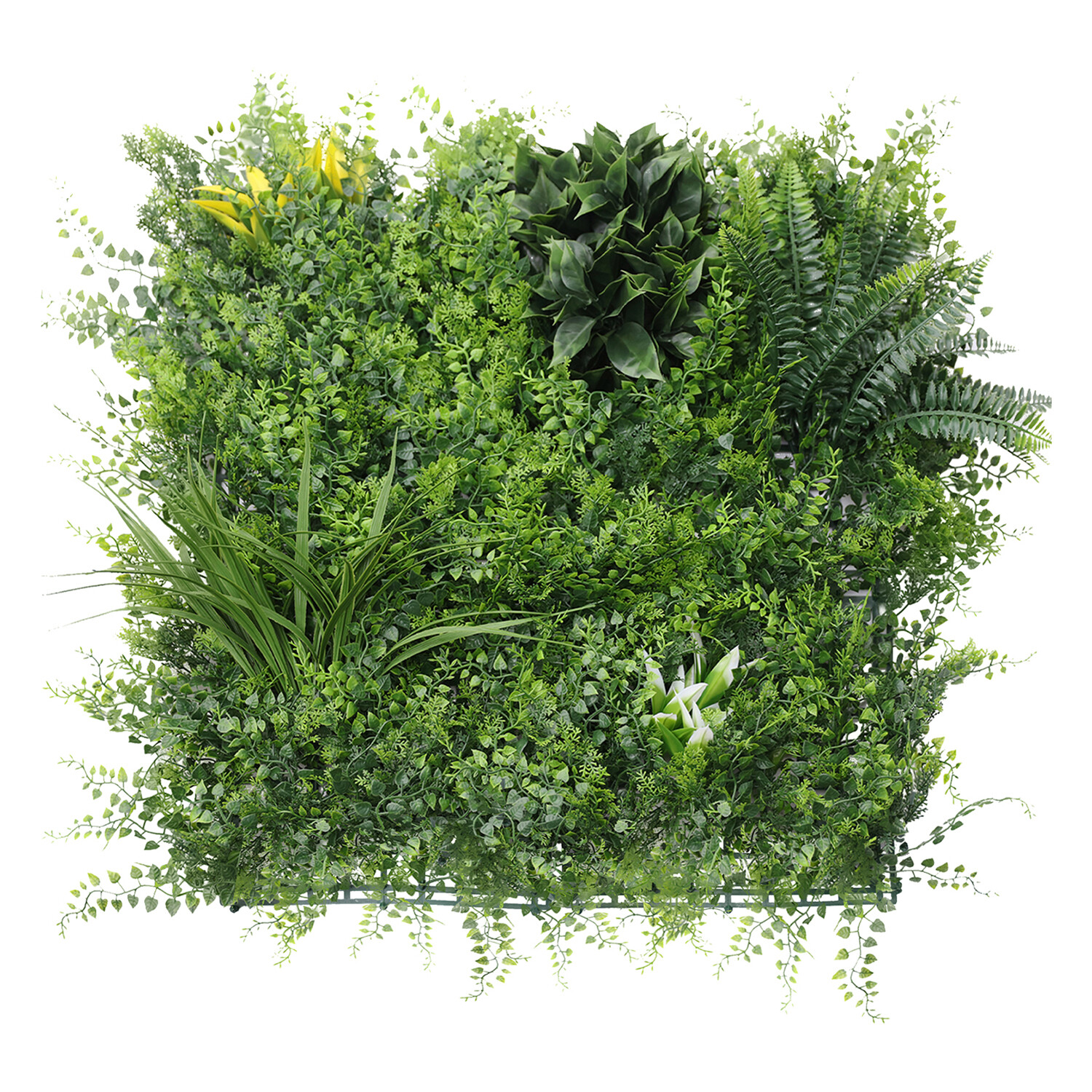 20″x20″ Artificial Faux 3D Mixed Panel Leaf Privacy Fence Screen Decor Hedge #4