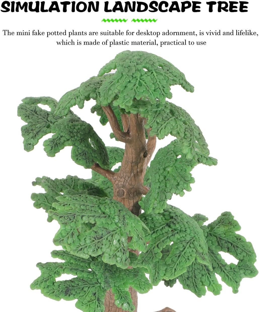Model Trees Fake Cypress Miniature for DIY Sand Table Scenery Dollhouse