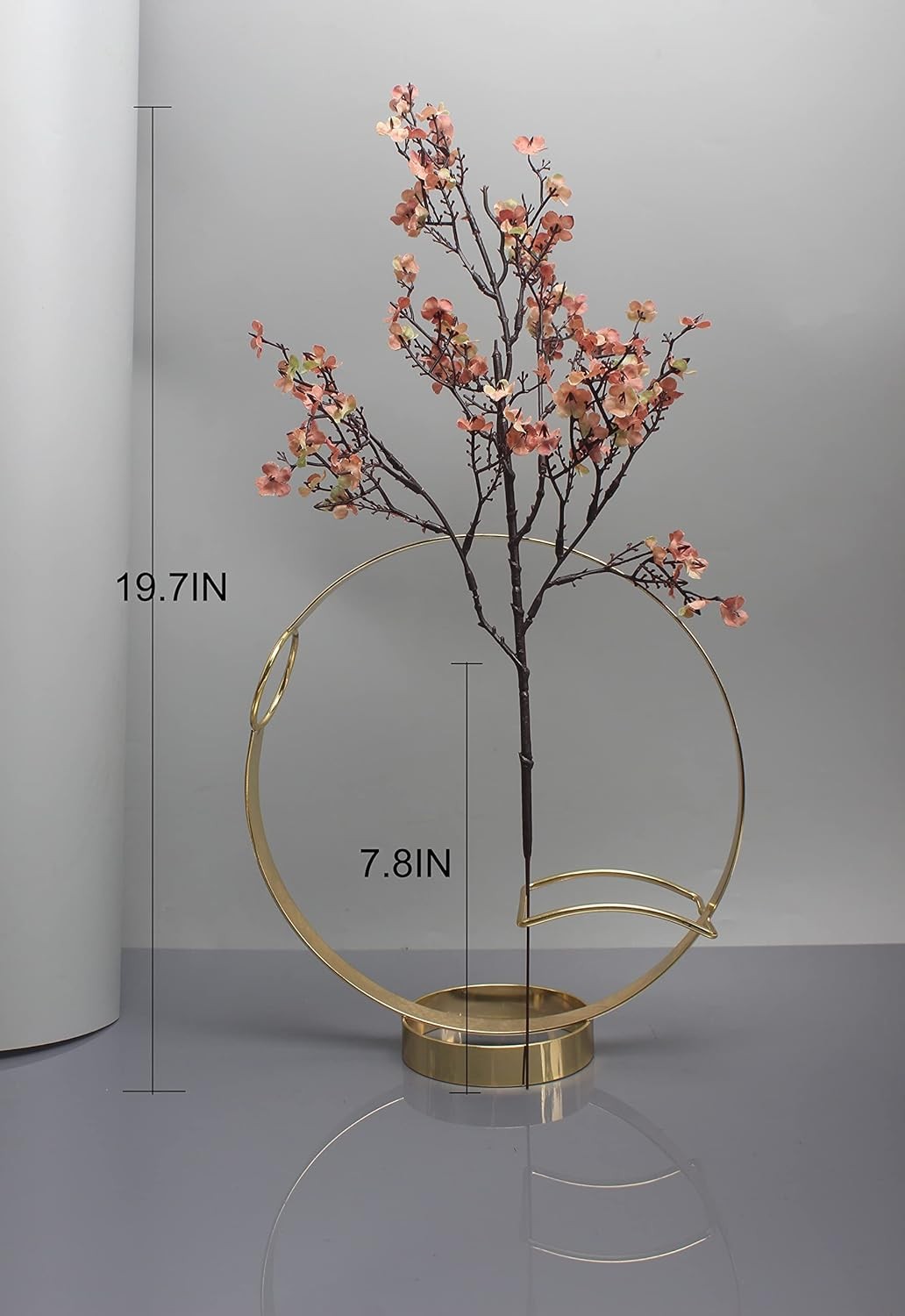 6PCS Beige Brown Babys Breath Artificial Silk Flowers Bouquet for Wedding Home
