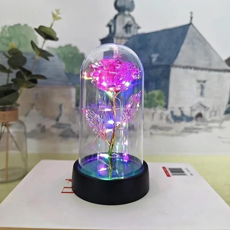 Eternal LED Rose Flower Gift for Valentine Anniversary Wedding Gift/Décor