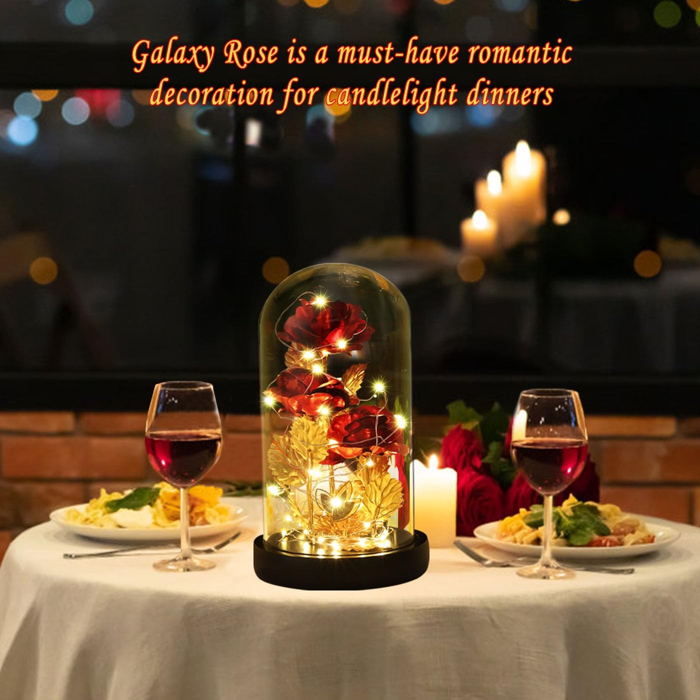 Valentines Day Gifts for Her,Beauty and The Beast Rose Gift,Galaxy Flower Ros…