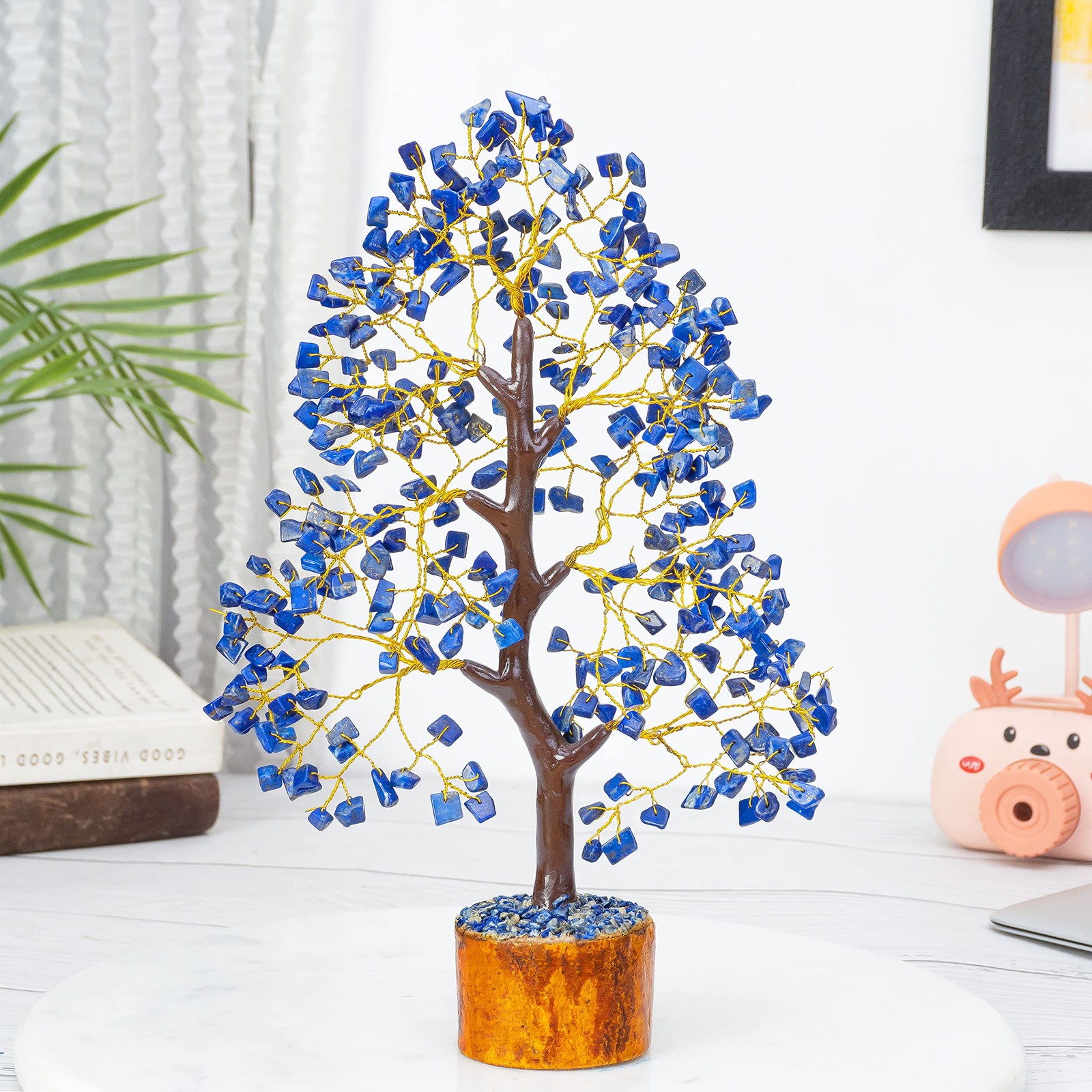 Lapis Lazuli Crystals and Healing Stones Tree, Birthday Gifts for Women, Gifts
