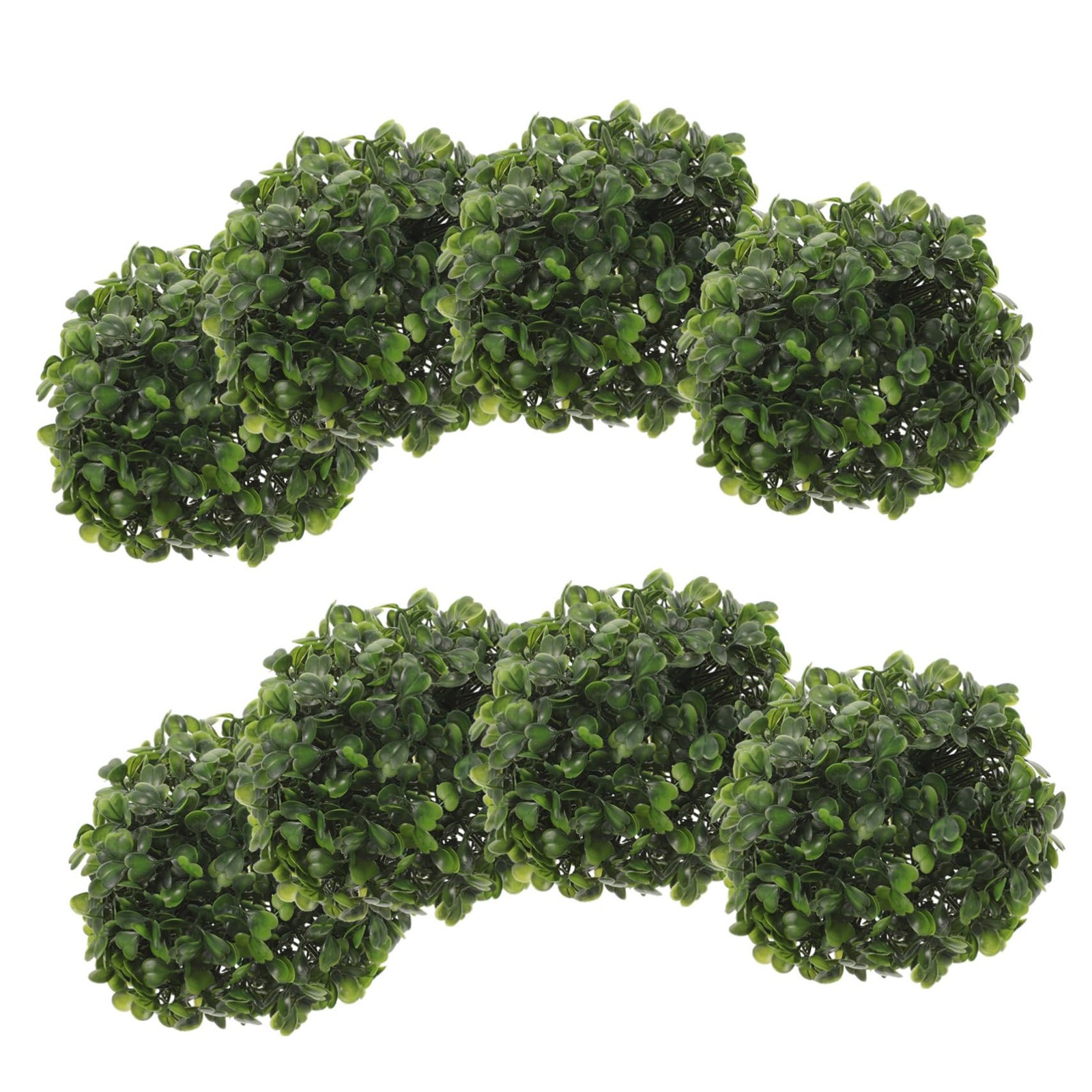 8 Pcs Decorative Hanging Simulated Grass Balls For Party Ceiling Decor