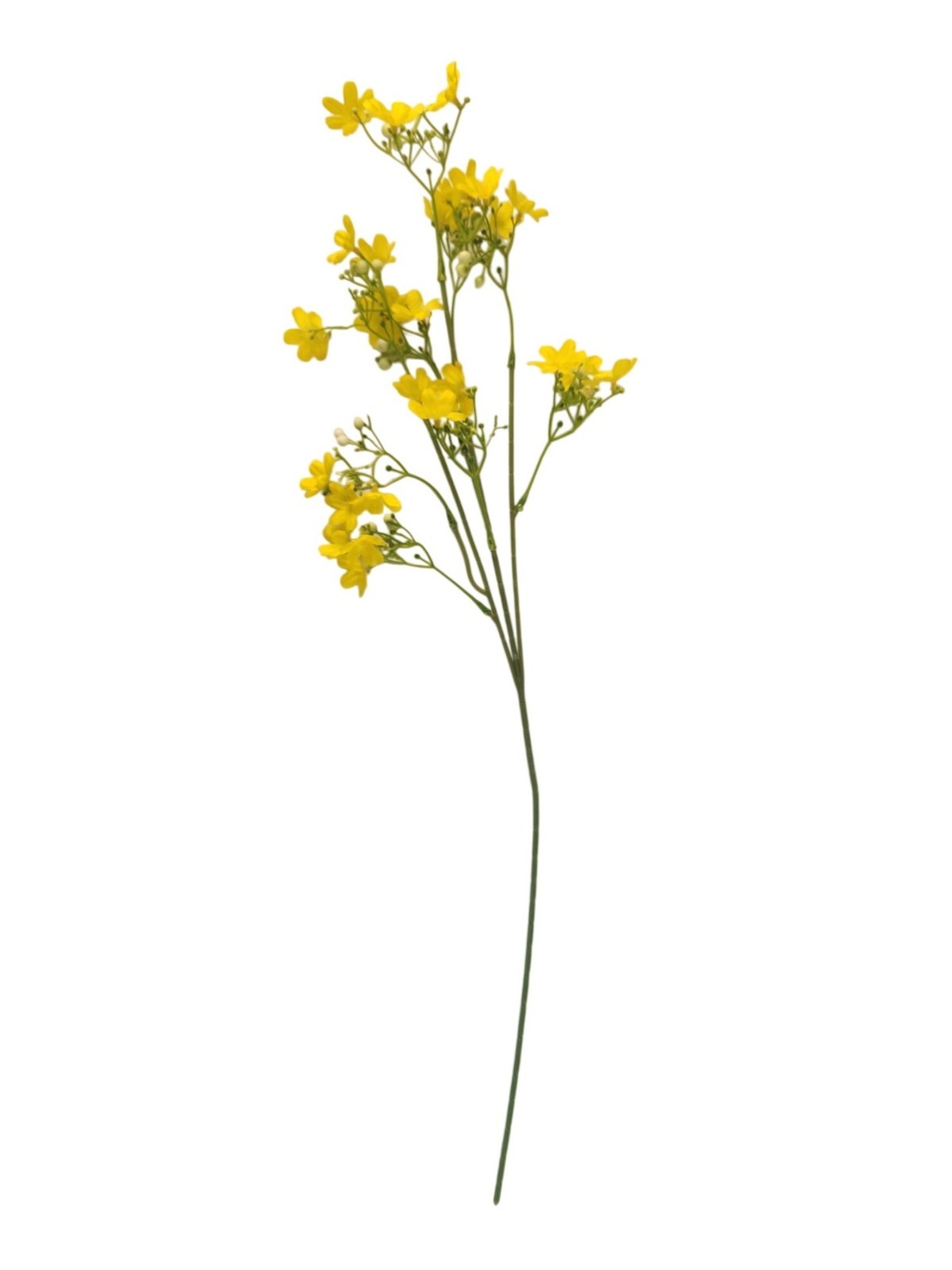 Buttercup Yellow Dogwood Stems Faux Wax Flower Yellow Floral Spring Decor 24 Inc