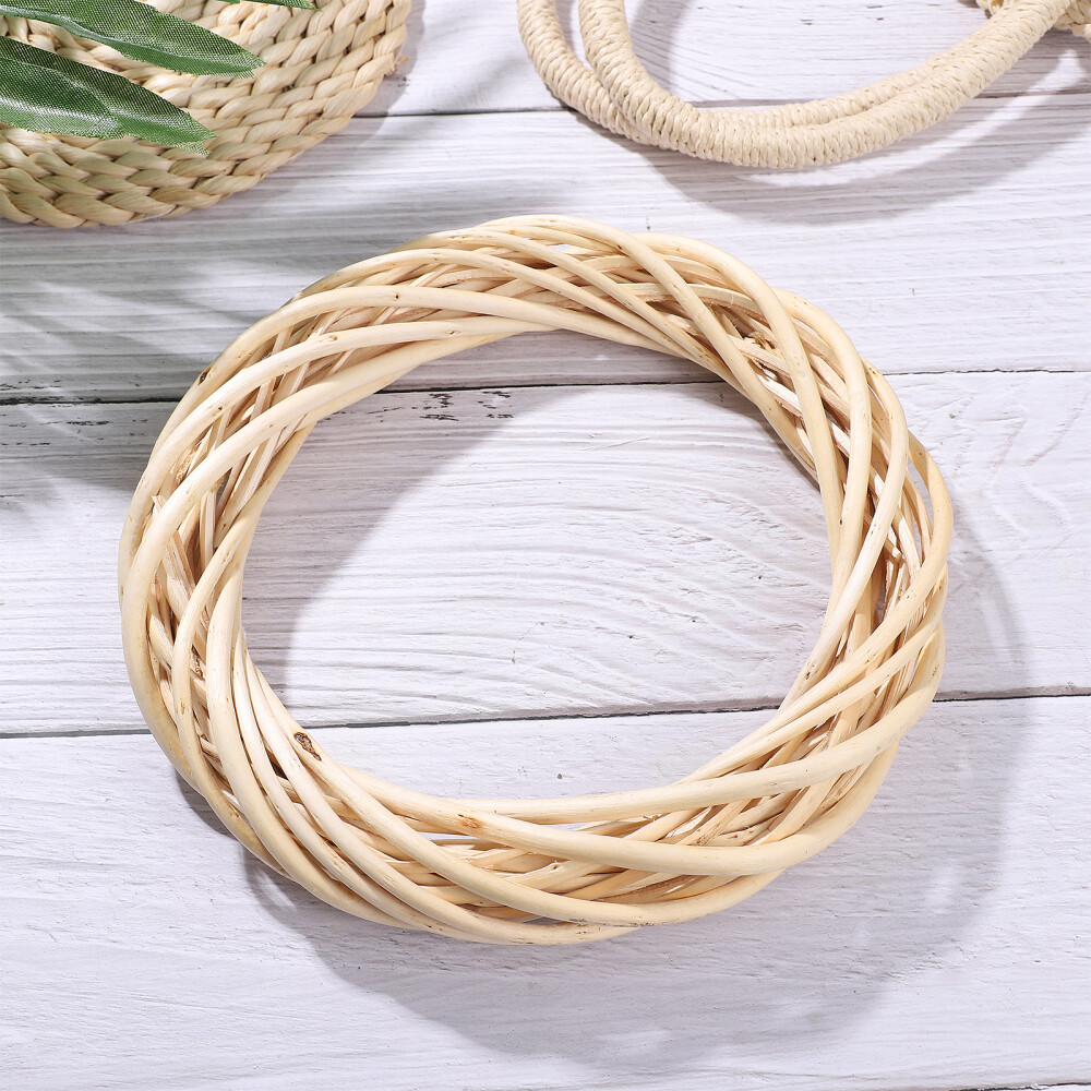 Crafts Rattan Wreath Circular Garland Christmas Decoration for Party Banquet