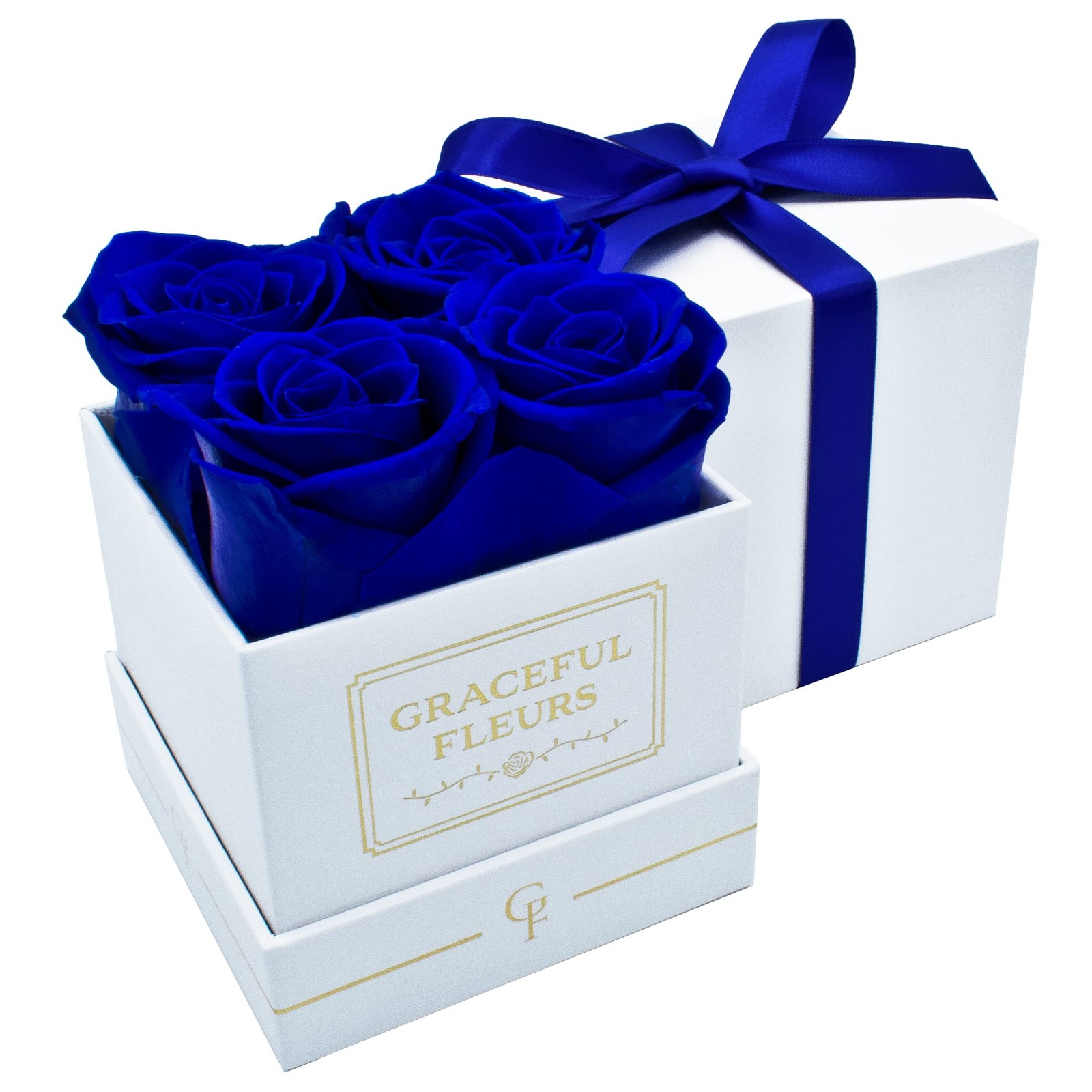 Graceful Fleurs Real Long Lasting Roses in a Box for Years, Preserved Fresh