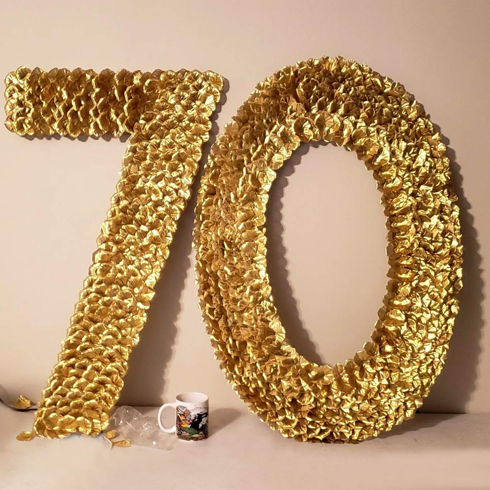 1000 PCS Gold Artificial Silk Rose Petals Decoration Wedding Party Confetti