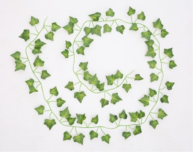 24 PCS Artificial Ivy Leaf Plants Fake Hanging Garland Plants Vine Home Decor