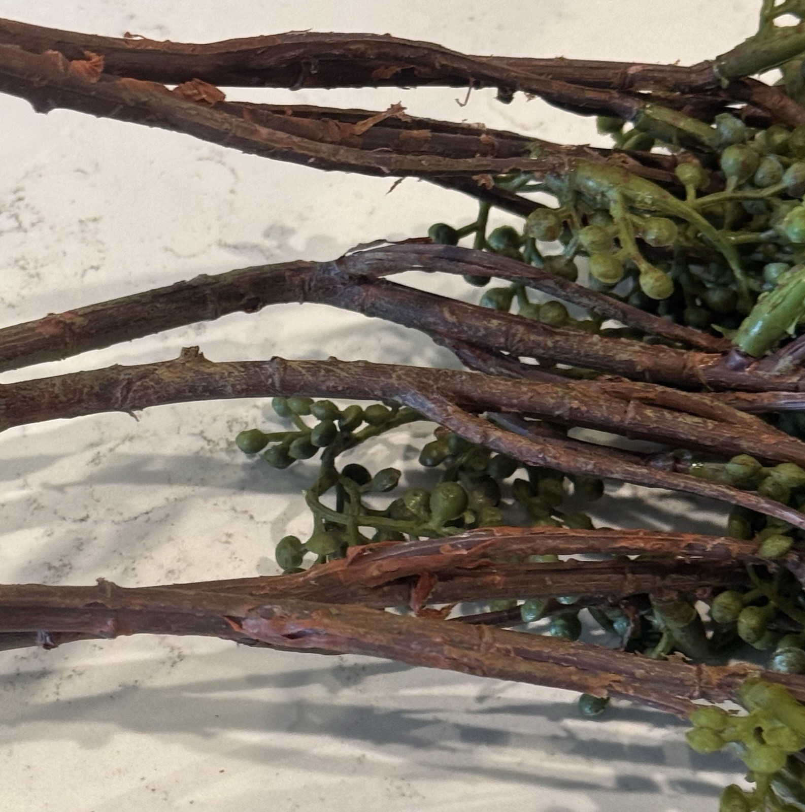 Threshold Set 3 Faux Trailing Green Stems 28″ Greenery String of Pearls Branches
