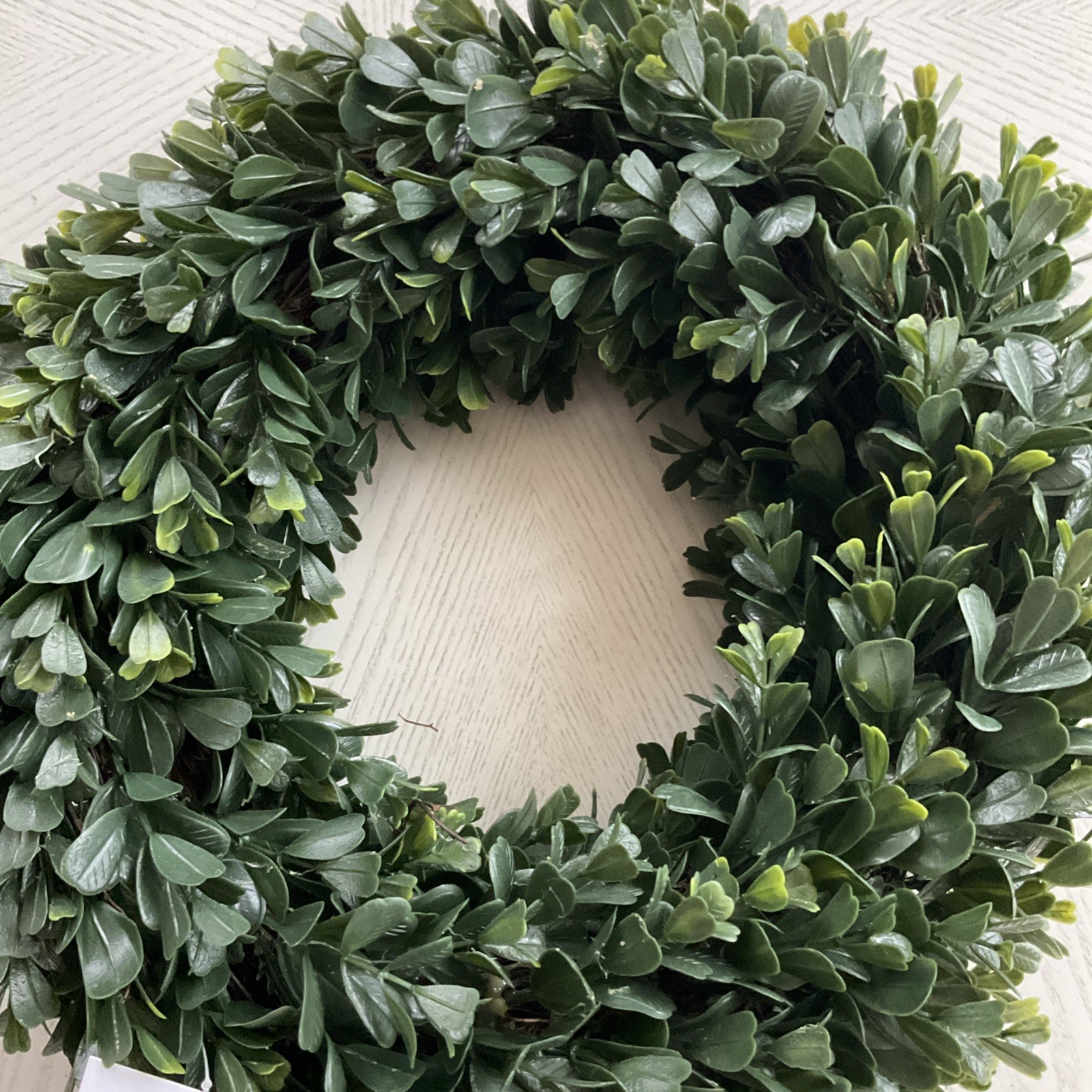 Pure Garden 12″ Green Faux Boxwood Wreath Greenery Door Decoration Brand New