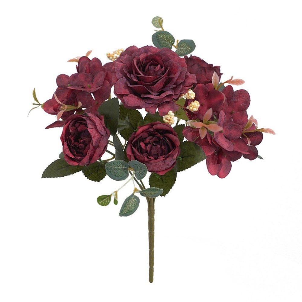 Silk Peony Artificial Fake Flowers Bunch Bouquet Home Wedding/Party Garden Decor