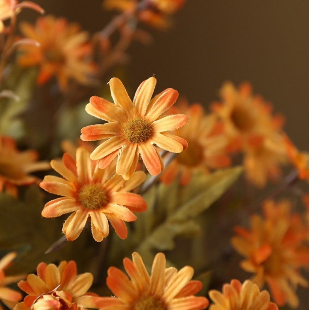 36cm Korean for daisy Bouquet Silk Chrysanthemum Artificial Flowers Table Decor