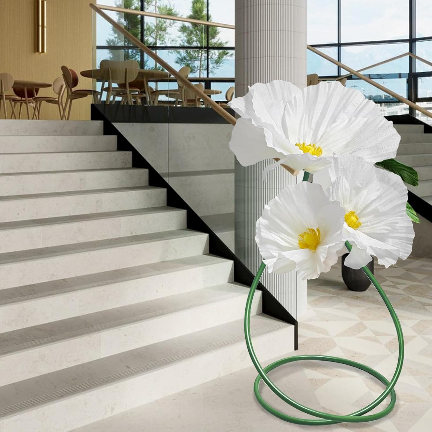 Large White Flower Panels – 3 Pack for Home Decor & Party Decorations