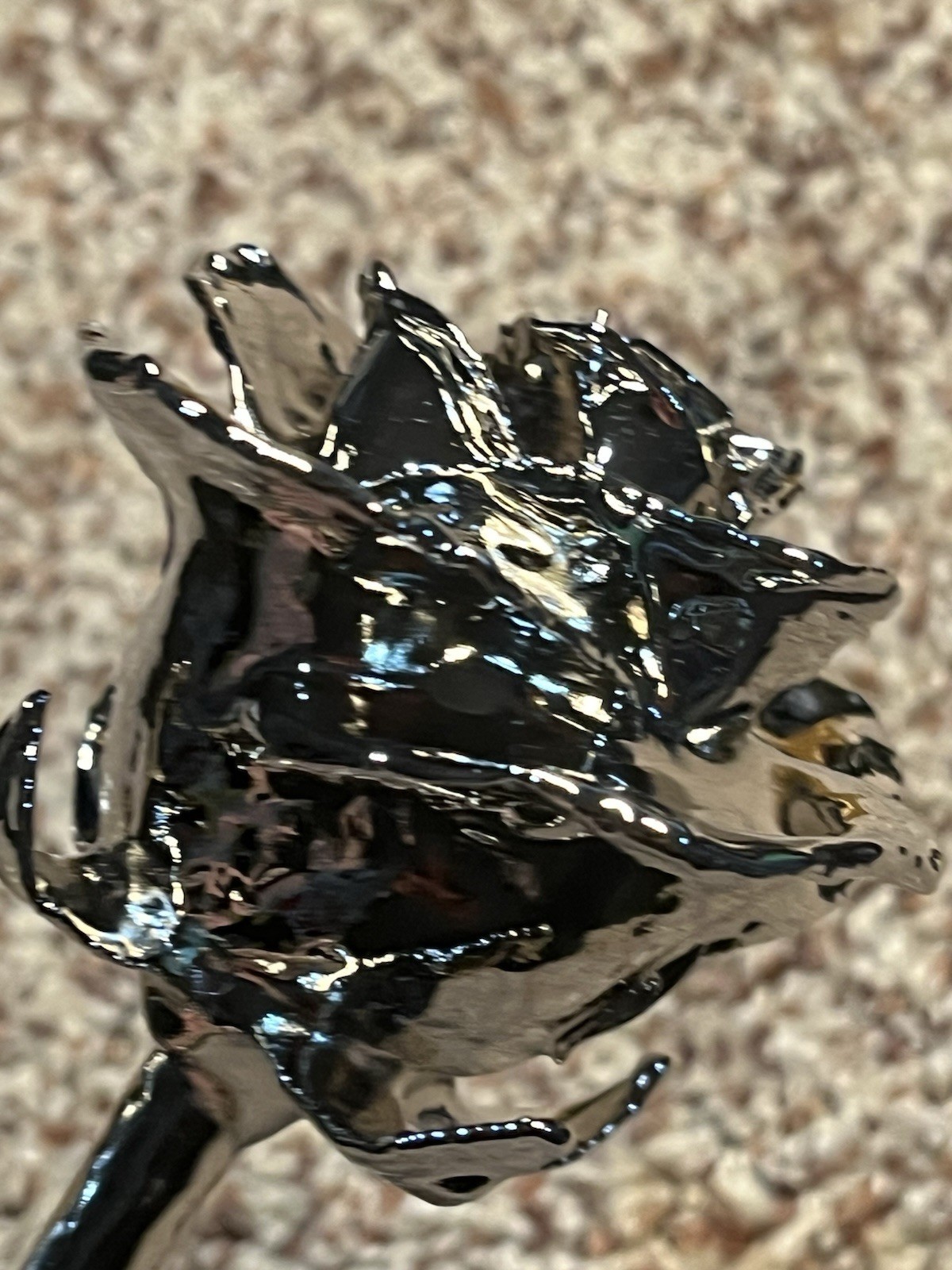 The Forever Rose Handcrafted From Real Platinum Preserved Over 65 Steps & Box