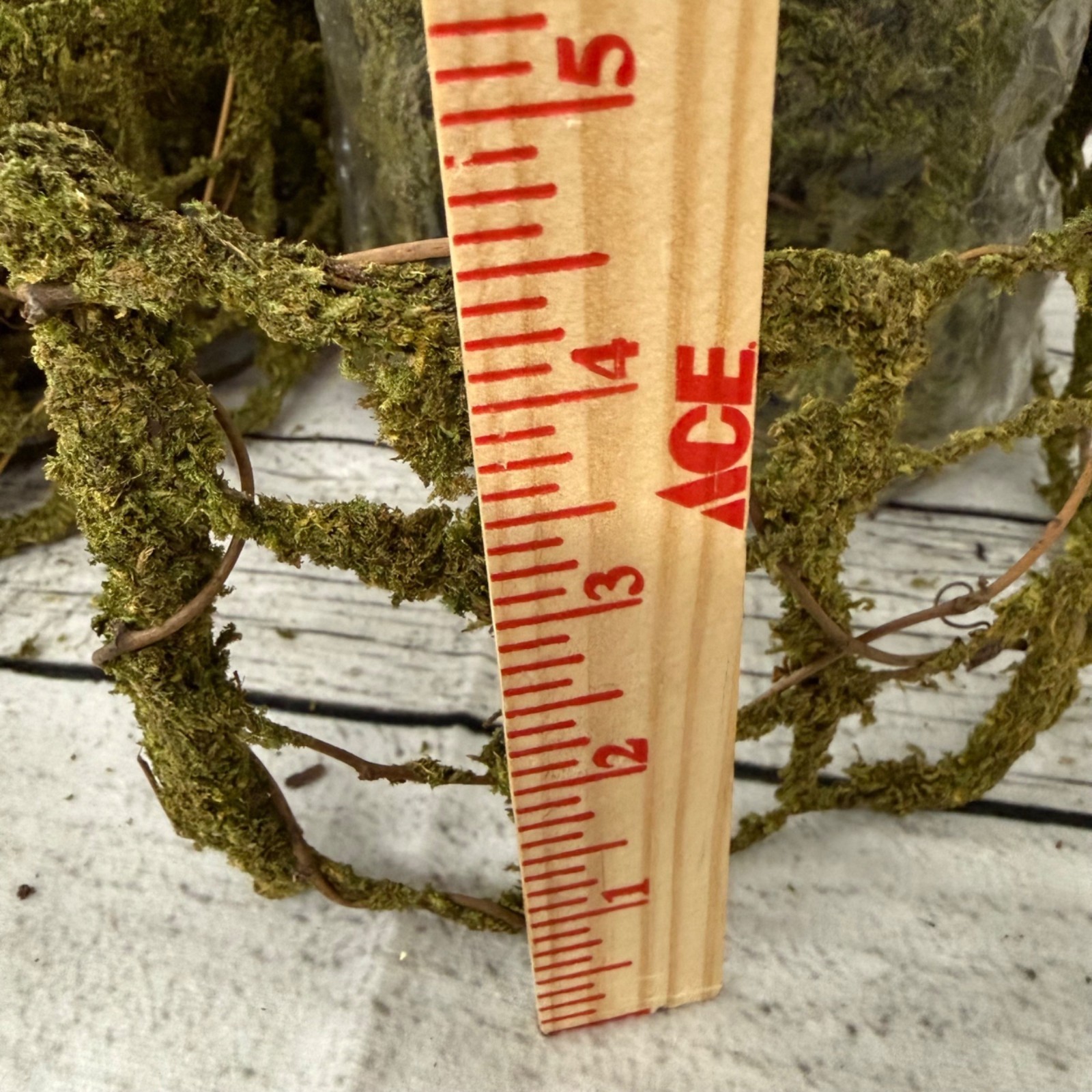 Natural Moss Garland Roll For Rustic & Vintage Decor Crafts Or Floral Arrangemen