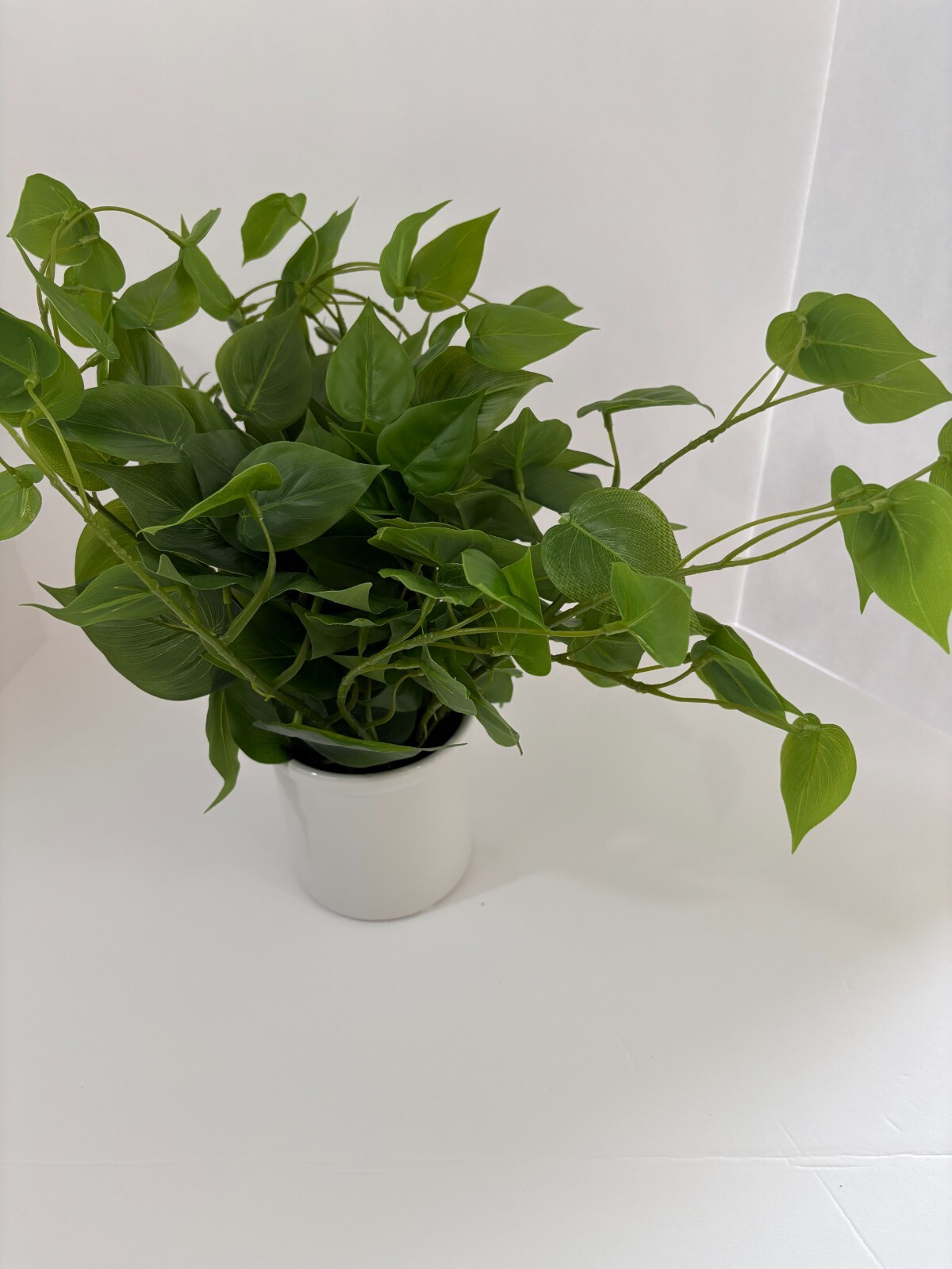 Lot of 2-14″ x 28″ Artificial Pothos Plant in Pot-Threshold New-Target Overstock