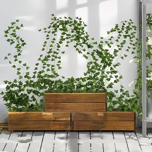 24 Pack 159FT Artificial Printed Sweet Potato Leaf Vines – 6.66ft 24 Strands