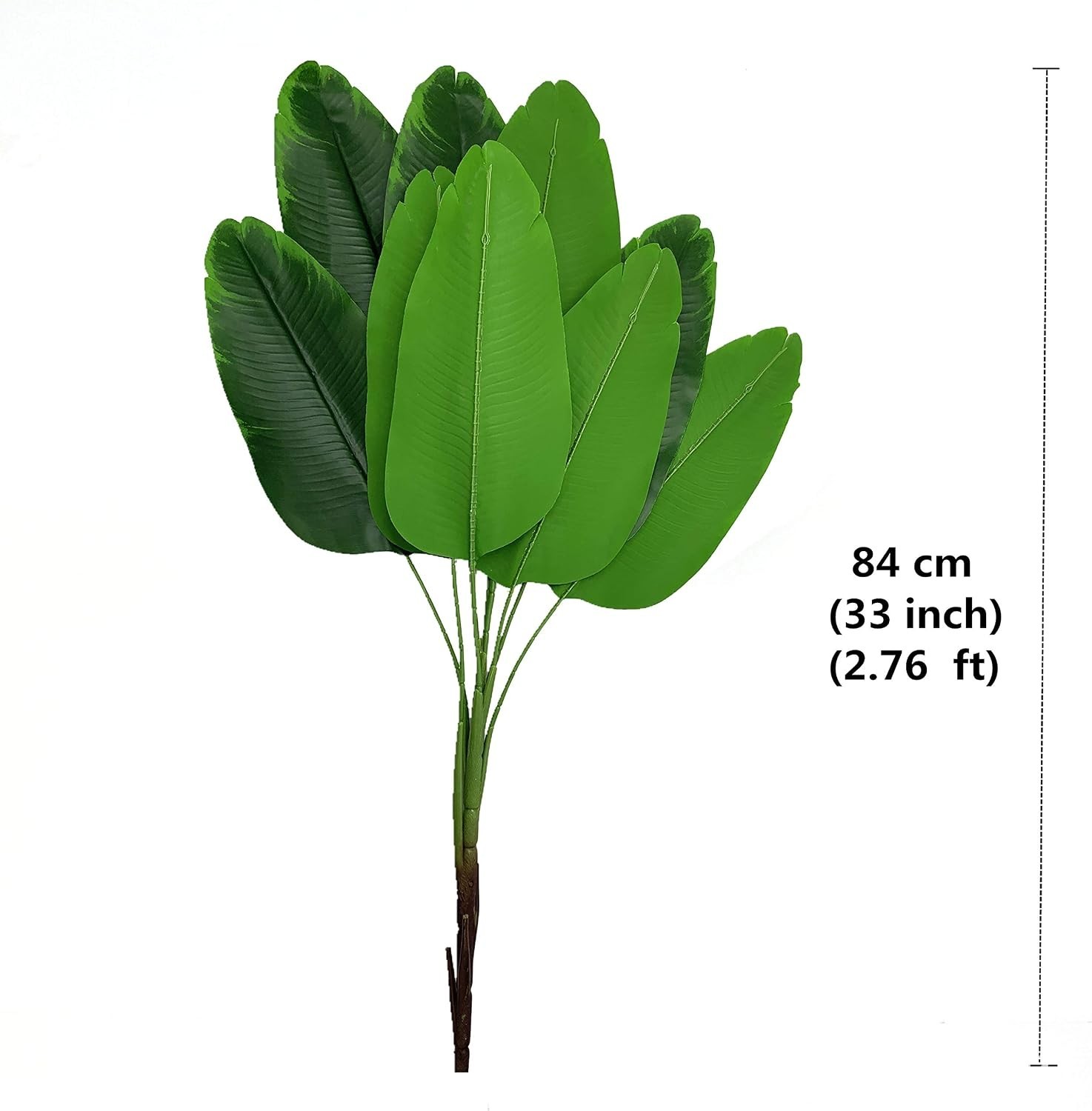 Fake Plants Banana Tree, Artificial Plant Decor Tall Faux Tropical Palm Trees…