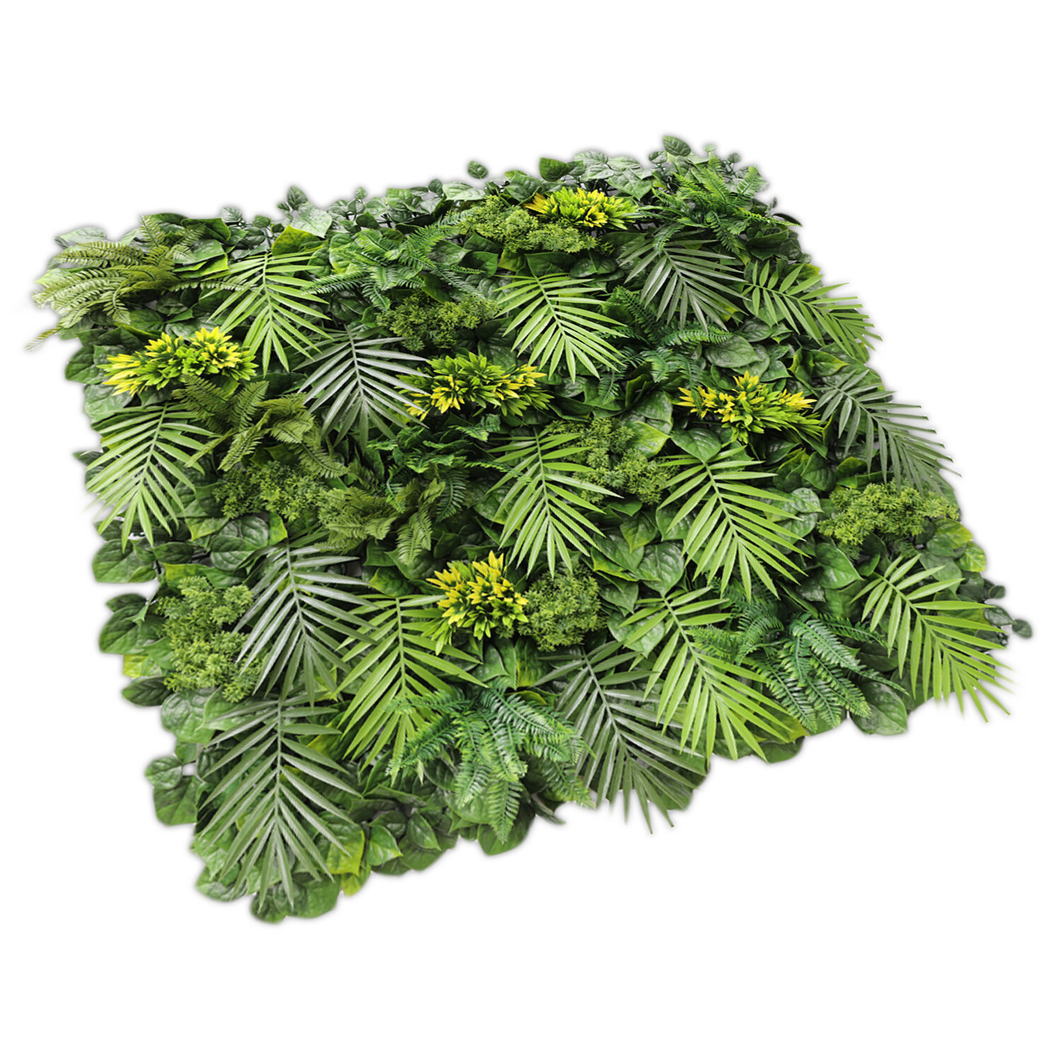 40″ Artificial Faux 3D Mix Leaves Wall Panel Fence Screen Home Outdoor Decor #08