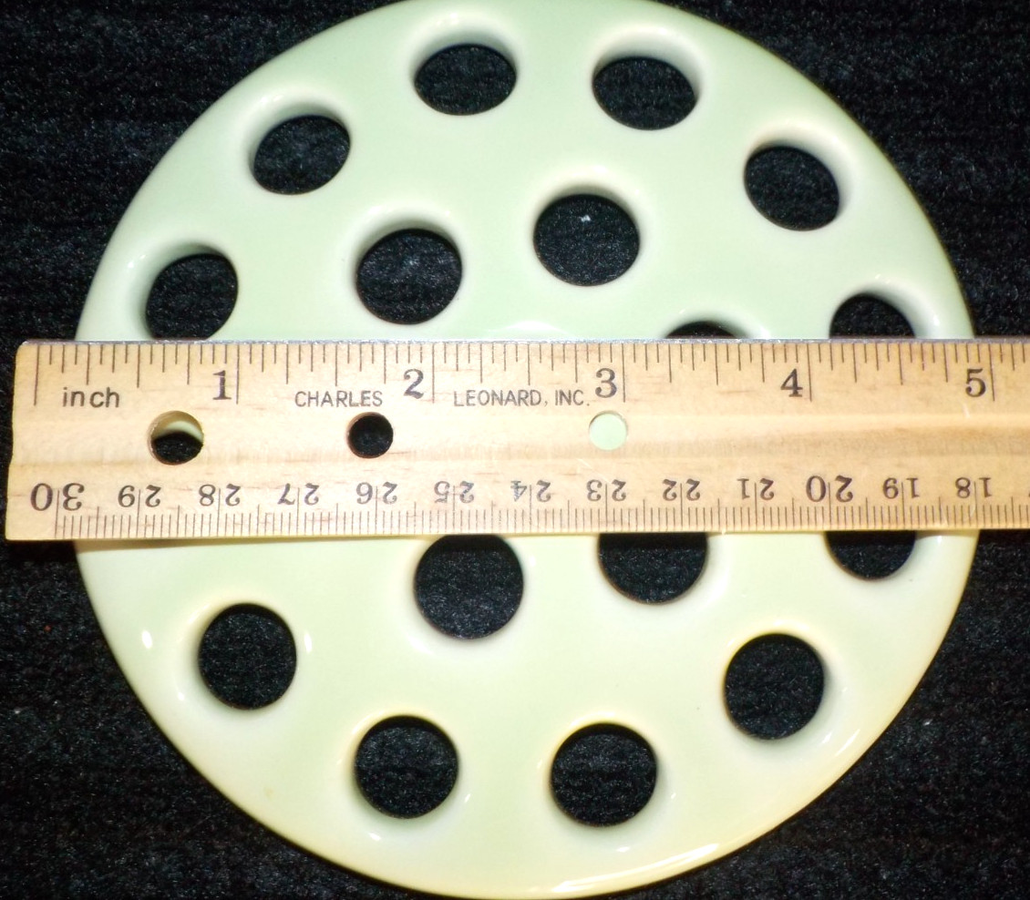 FLOWER FROG Ceramic Round TOP Insert for Vase, Bowl Floral Arranging Accessory