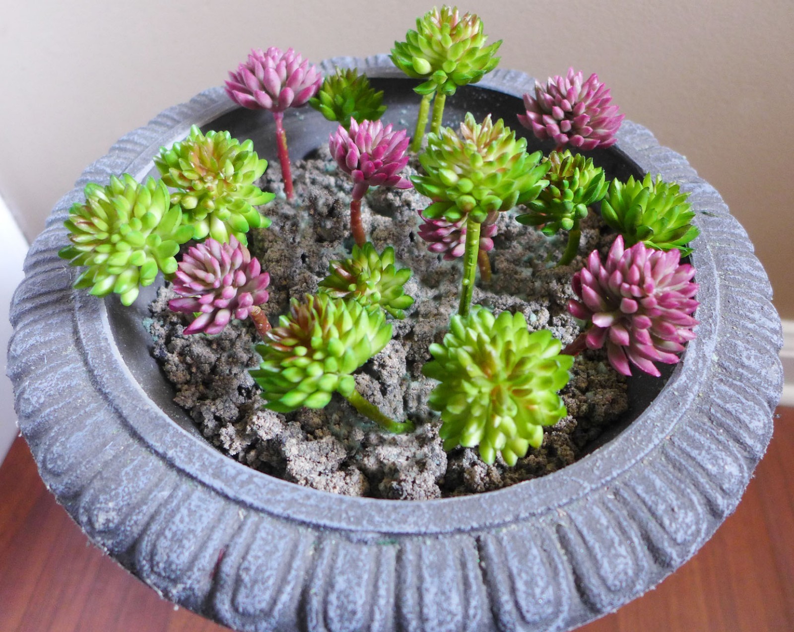 18 Miniature Artificial Succulents Plants Landscape Grass Home Garden Landscape
