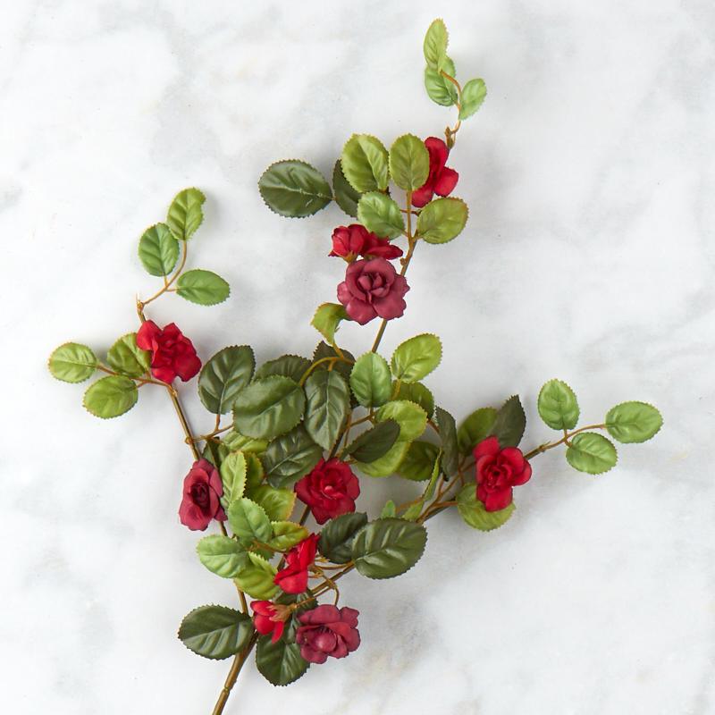 Set of 4 Factory Direct Craft 14″ Red Artificial Rose Floral Sprays