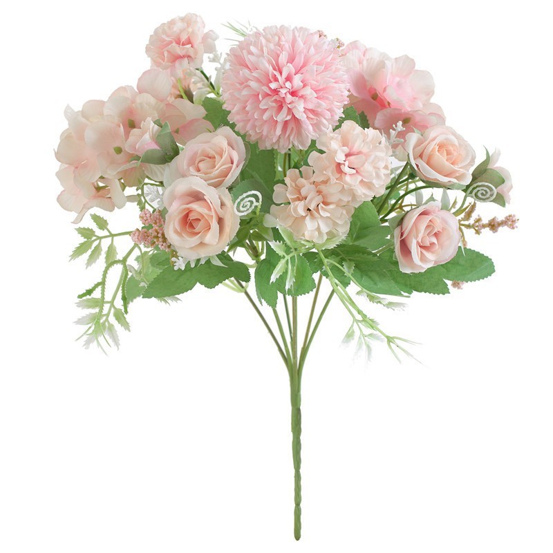 Silk Peony Artificial Fake Flowers Bunch Bouquet Home Wedding Party Decor