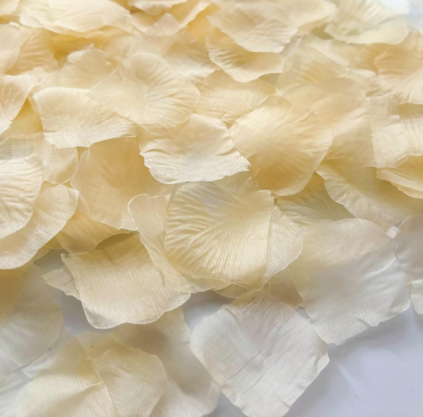 Silk Flower Petals, 1000PCS Champagne, Bridal Shower Decorations