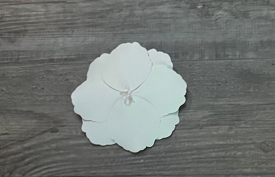 10 Inch Lotus Flower Card Stock Handmade Parties, Bedroom WHITE