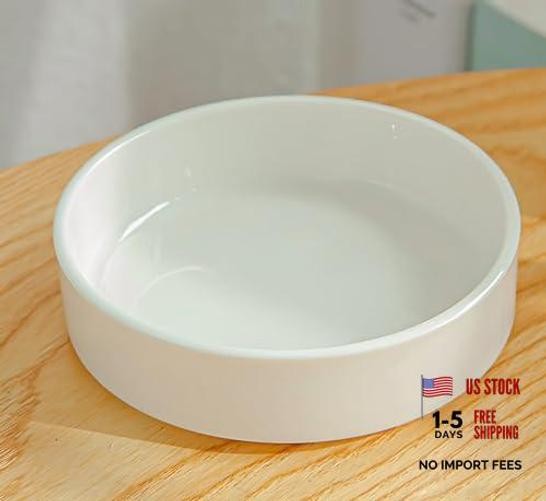 Ceramic Plant Saucer 4” Water Catcher Pot Tray for Brazilian Wood Plant |