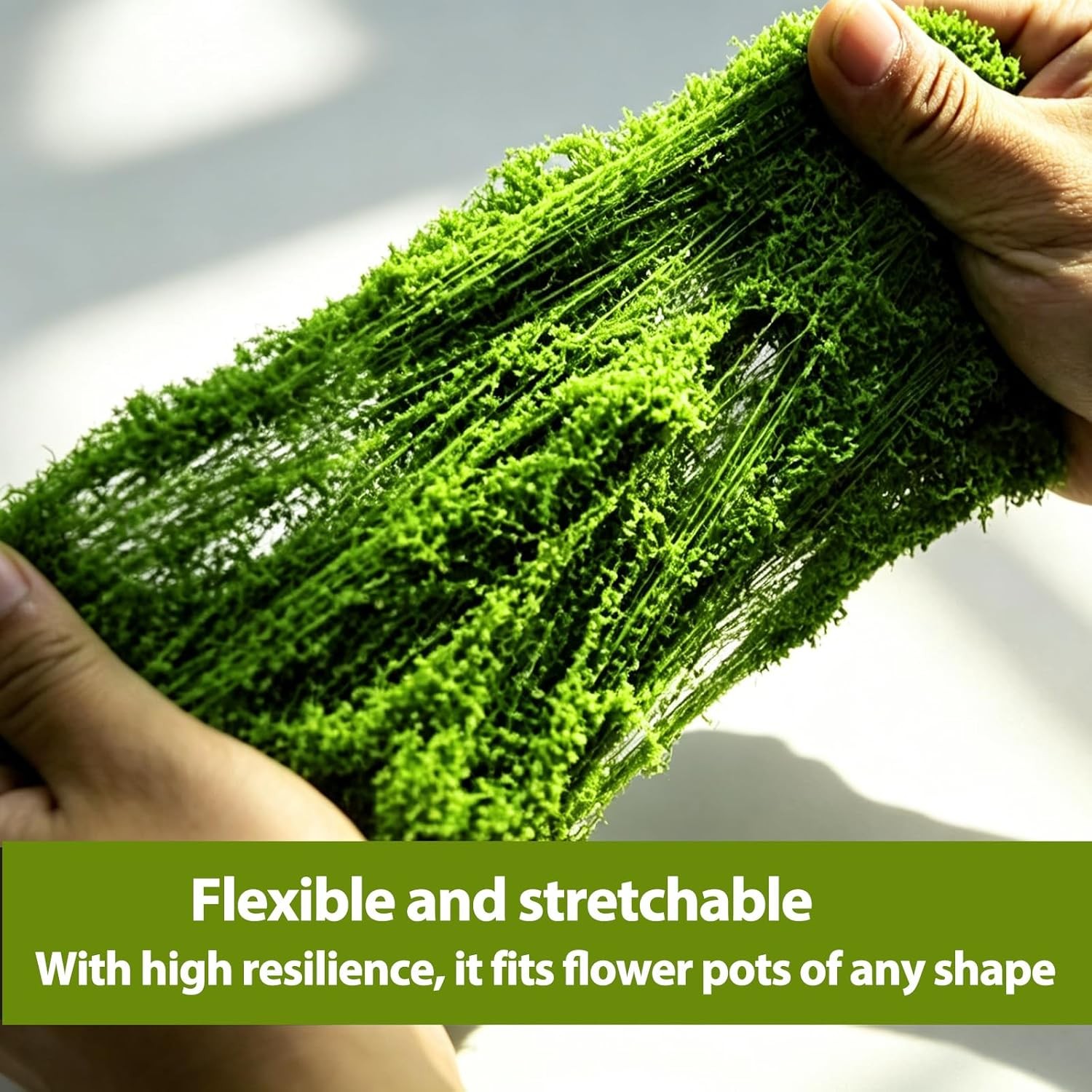 Artificial Green Moss Mat 200g Faux Moss for Terrariums Bonsai Fairy Garden