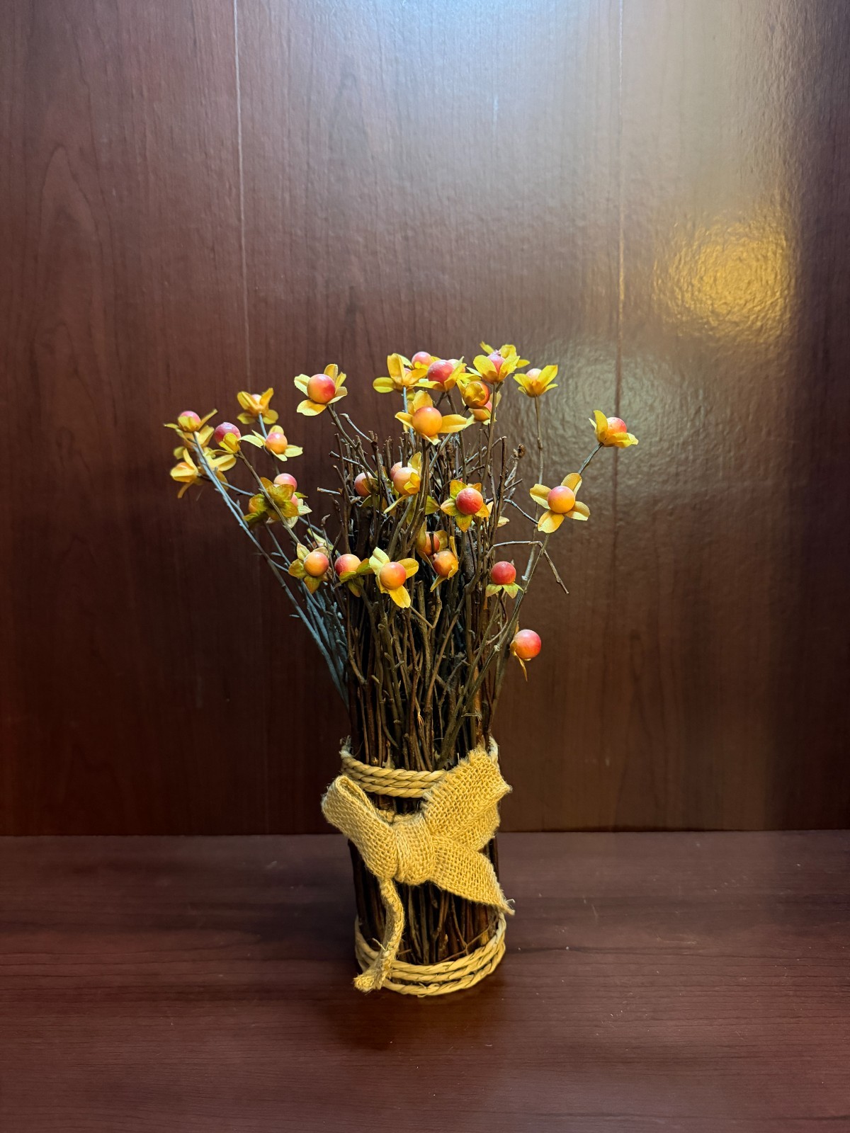 Artificial Fall Flower Table Decor