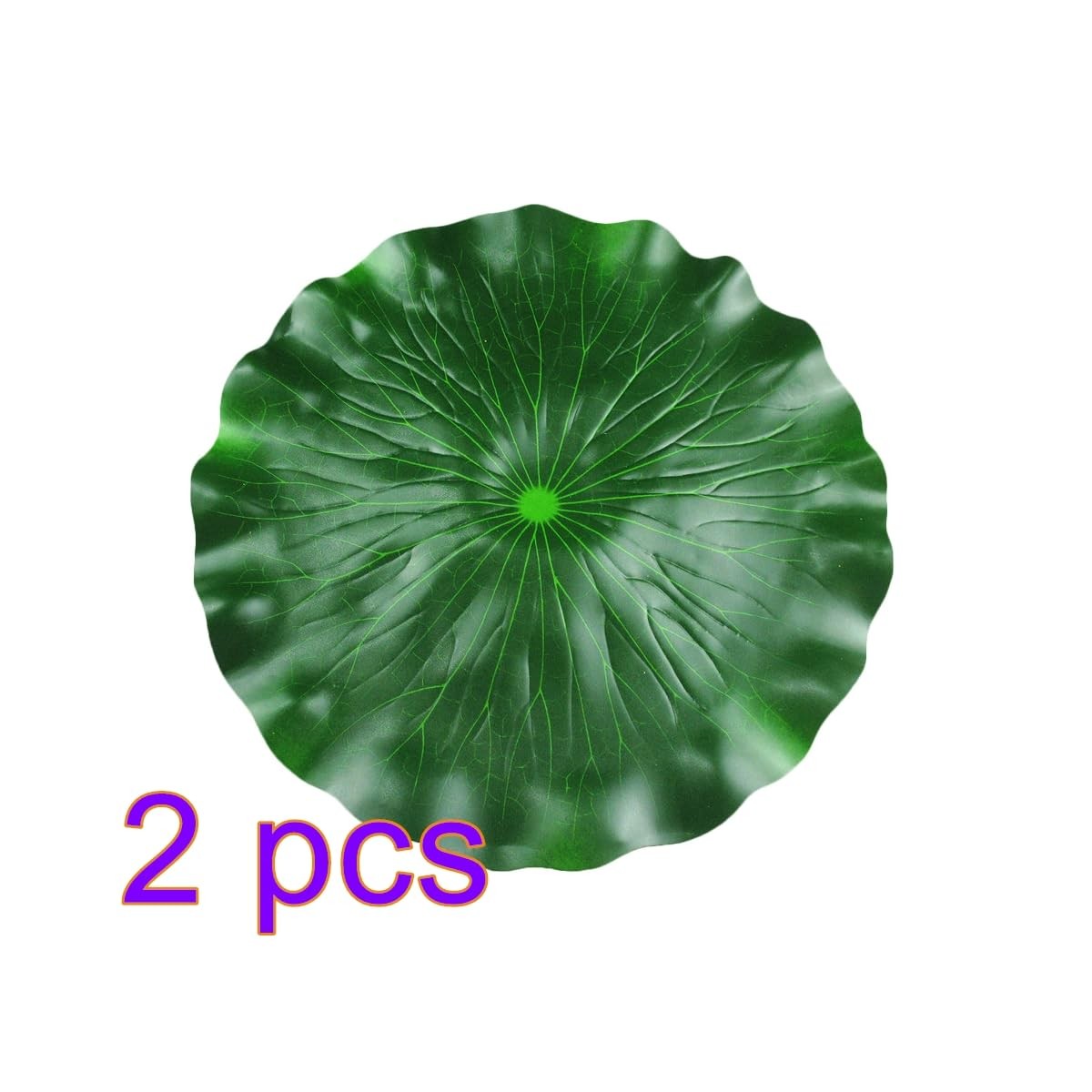 Lily Pads for Ponds Artificial Floating Foam Lotus Leaves, 2PCS Realistic Wat…