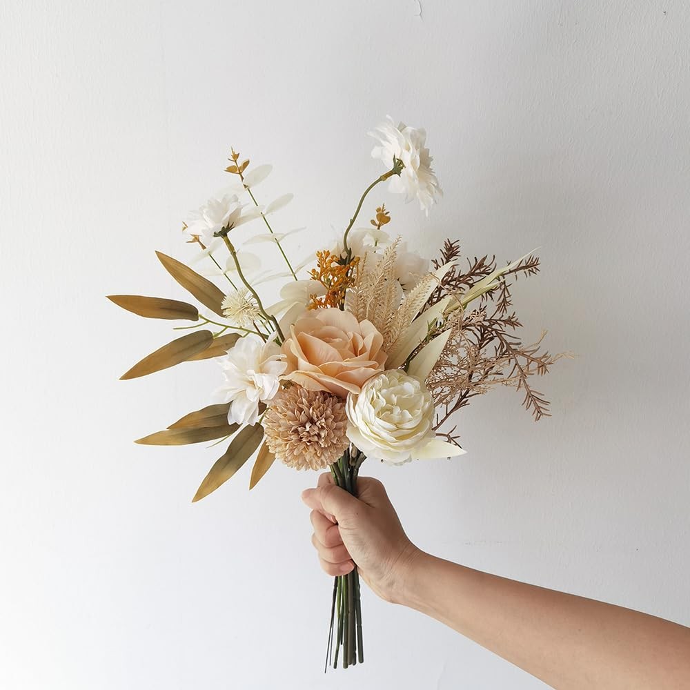 Fall Artificial Fake Flowers Plants Silk Flower Table Arrangements Wedding Bo…
