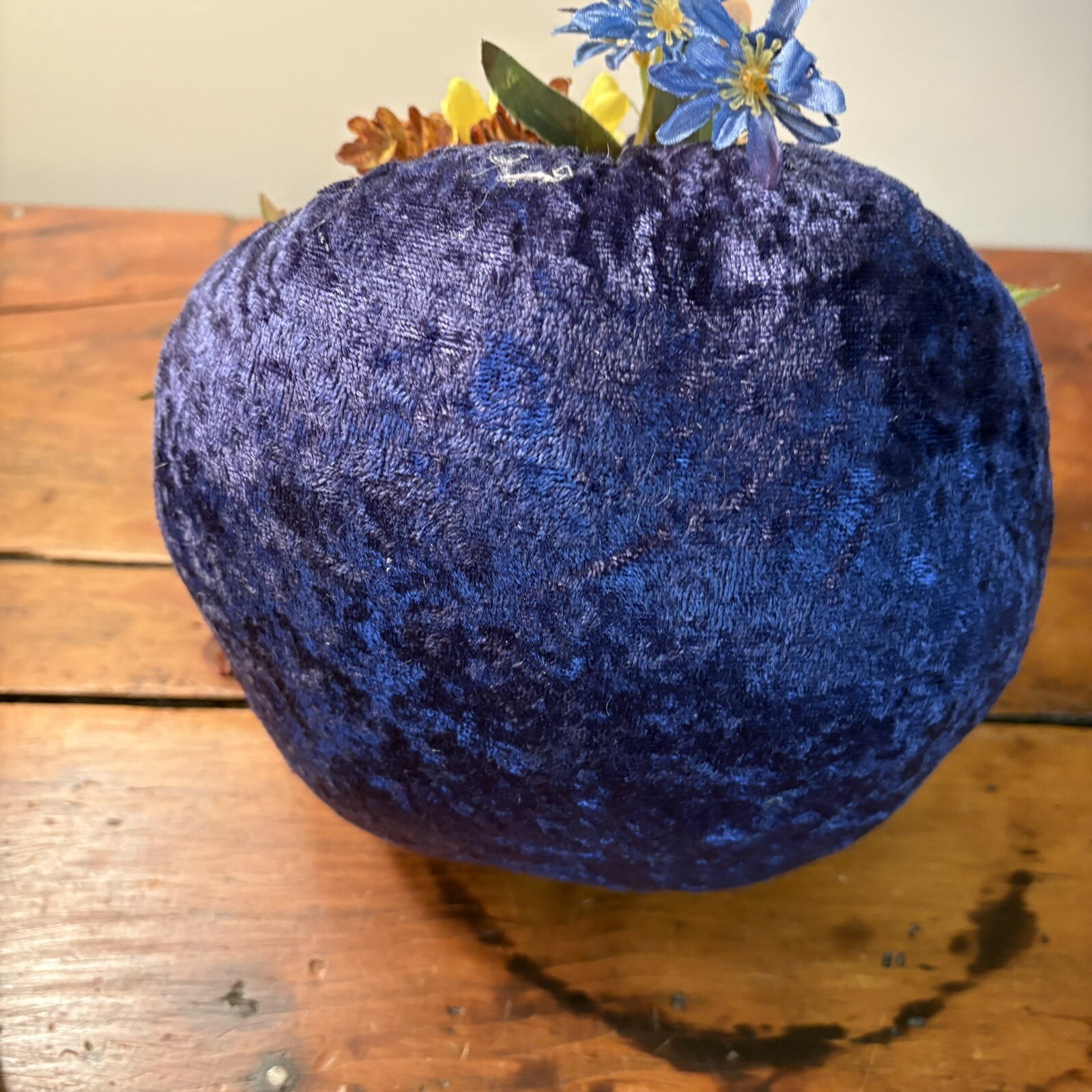 Floral Centerpiece Natural And Synthetic Flowers Round Colorful Home Decor