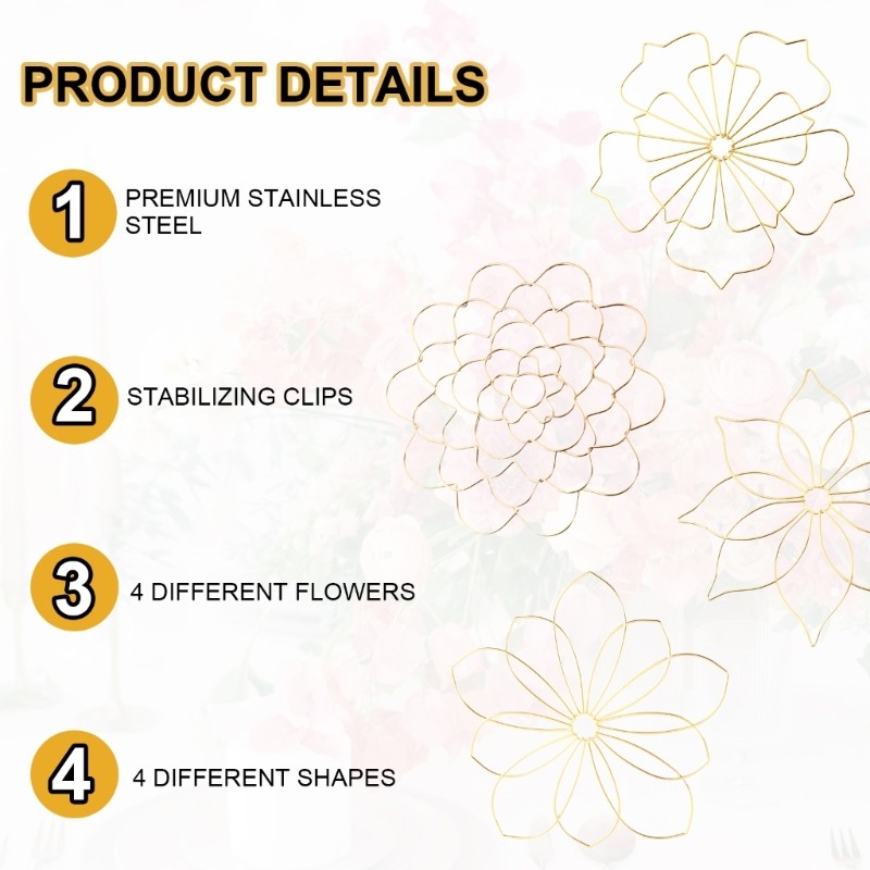 Multipurpose 5Inch Florals Grid Tool, Steel Wire Arrangers for Vase