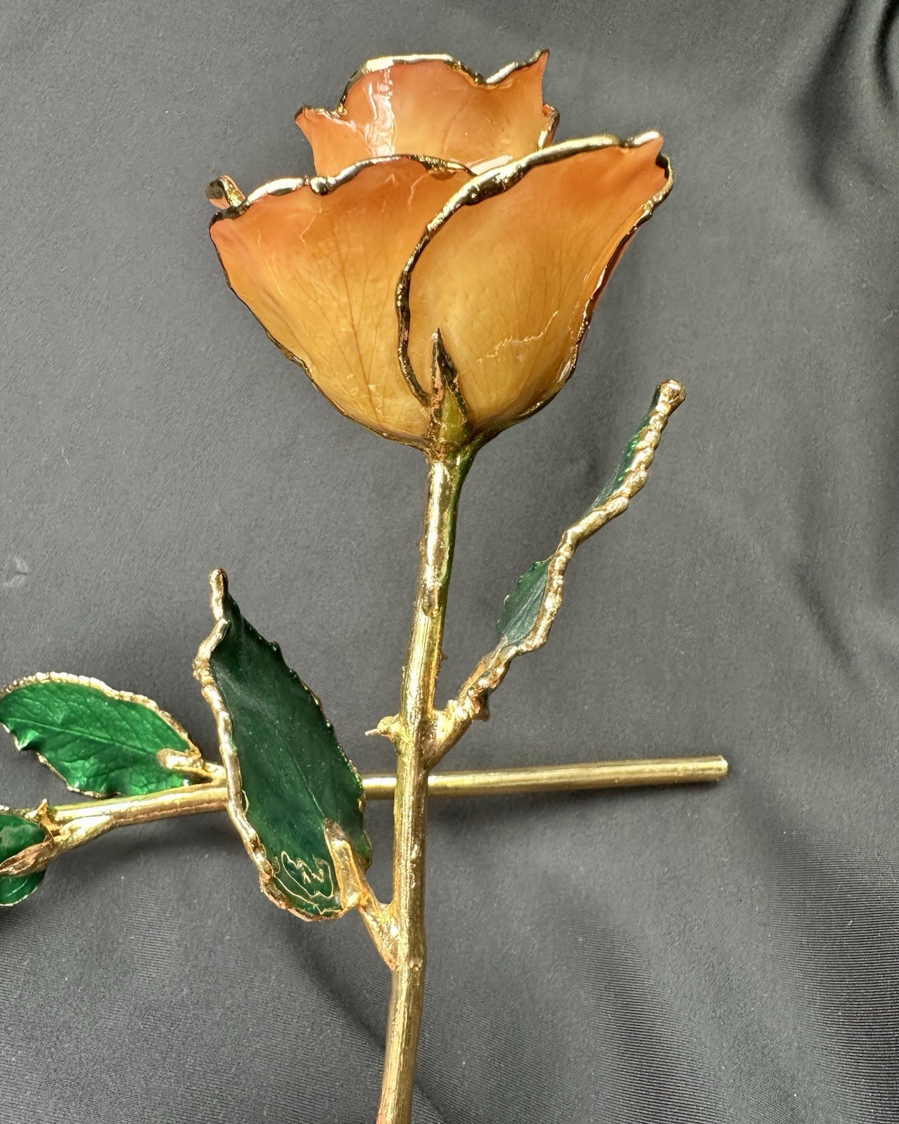 The Forever Rose 11” Real Rose Dipped in 24K Gold Valentines Day Gift – Lot Of 3