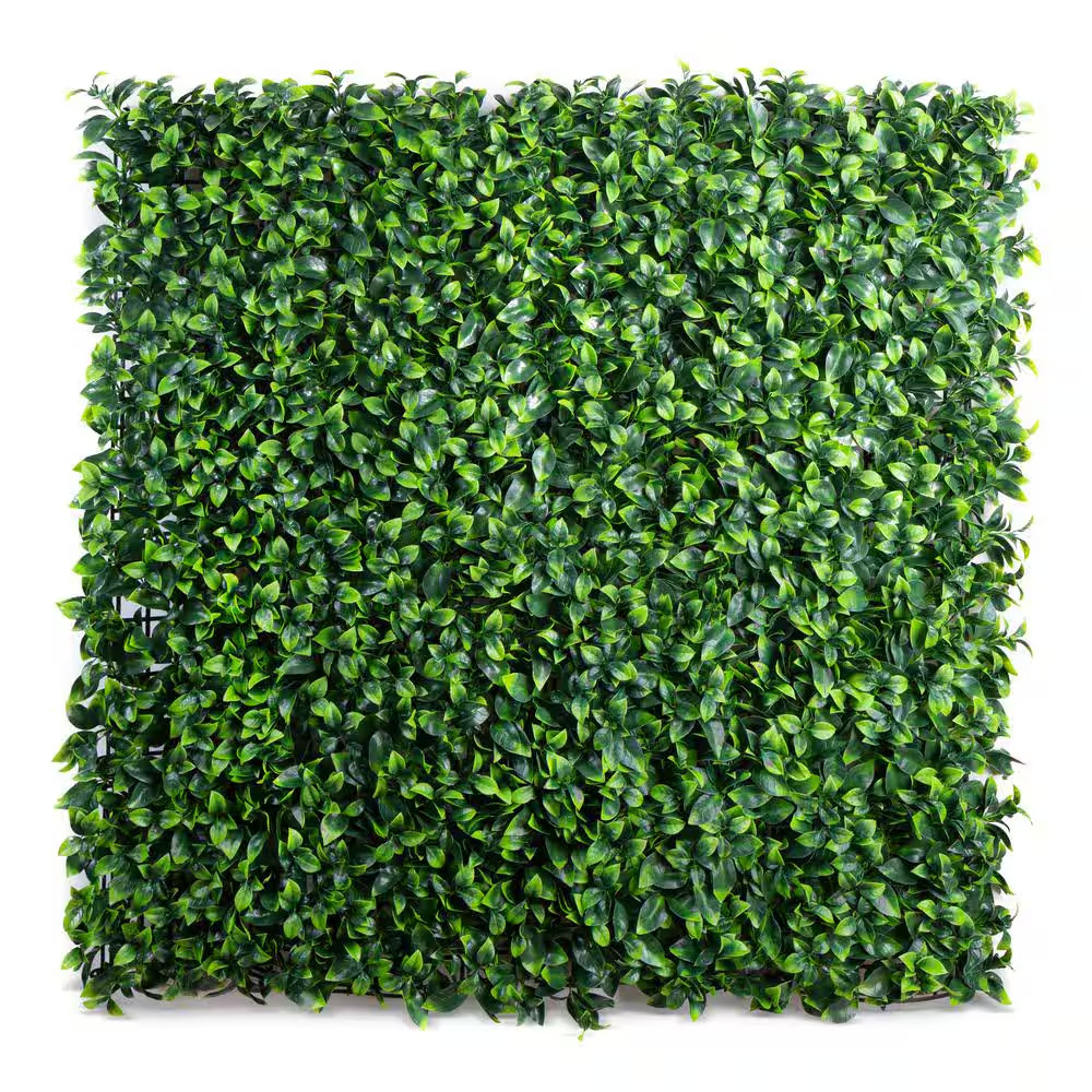 19 In. Green Artificial Gardenia 20 In. X 20 In. Foliage Panel 12-Pieces