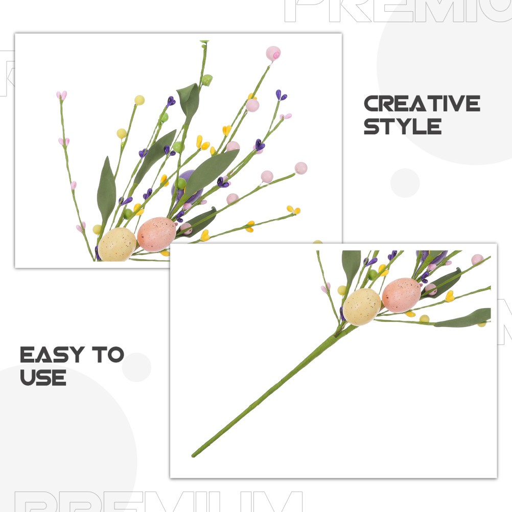 3 PCS Spring Floral Arrangement Artificial Budding Flower Branch