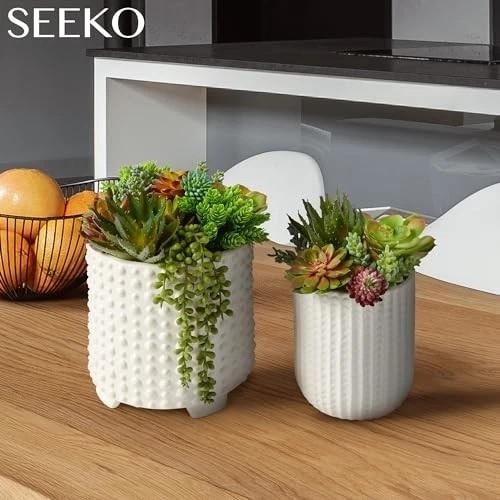 Artificial Succulents 28 Pack Realistic Faux Fake Plants for Indoor Outdoor DIY