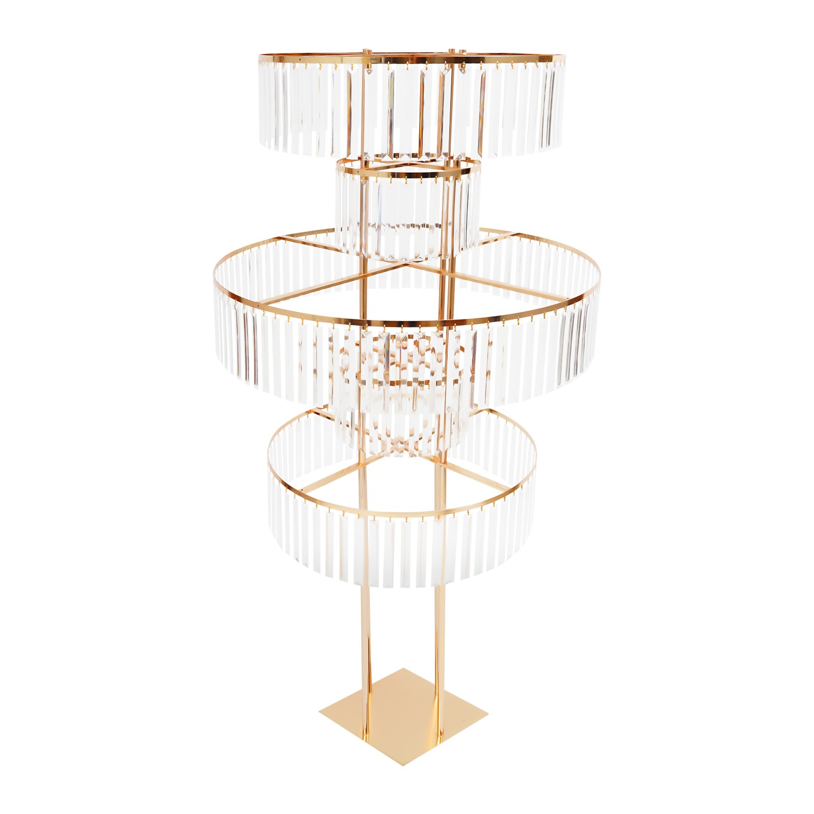 Metal Pedestal Stand 5.09ft Height Wedding Flower Stand Wedding Pedestal Stand