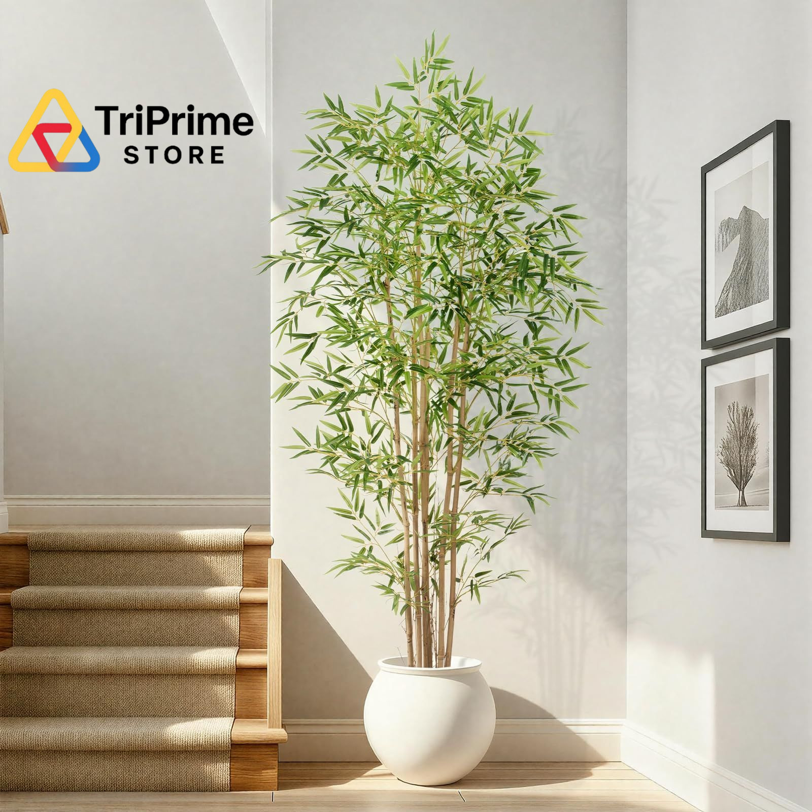 Keeplush Artificial Bamboo Tree, Fake Plant 6FT 6ft, Bamboo-3 Sticks