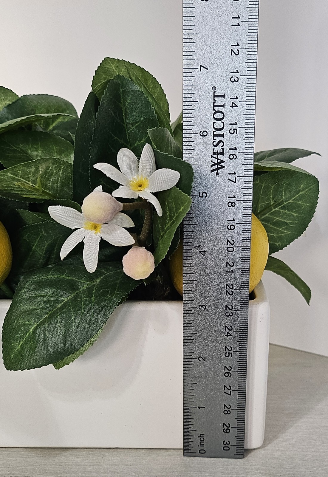 Lemon Tabletop Arrangement Artificial Lemon Threshold Home Decor Centerpiece