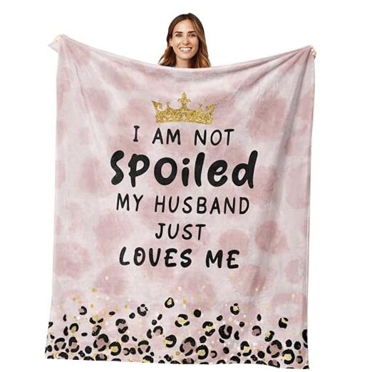 Gifts for Wife, Wife Gifts from Husband, Wifes Blanket Wedding wife 60″X50″