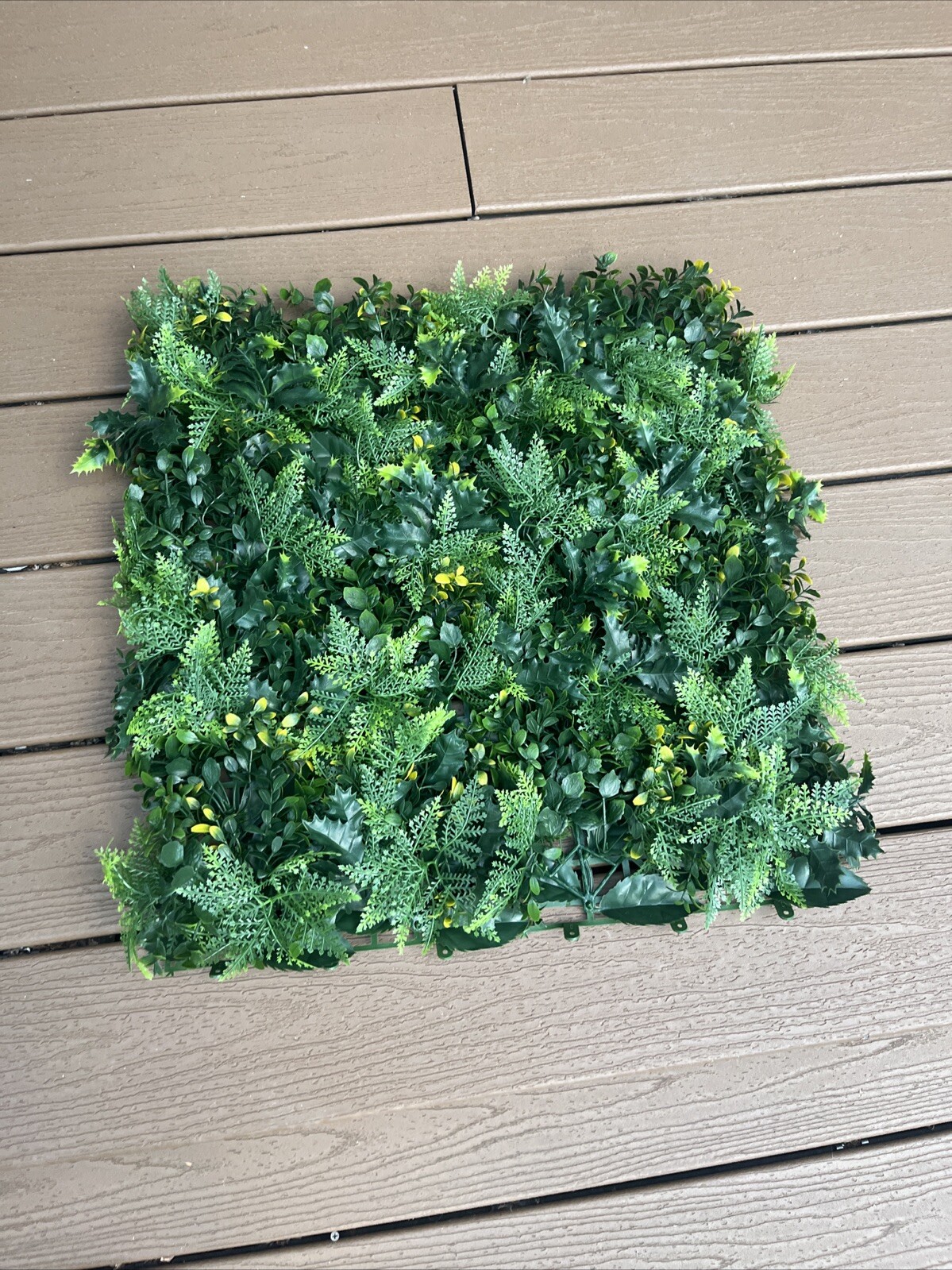 VERDEARTH 11PCS 20″x20″ Artificial Plant Wall Panels, Foliage Topiary Hedges New