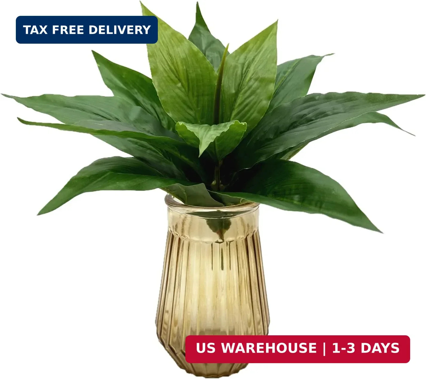 Artificial Agave Fake Plant, 10 Inches Faux Shrubs Bushes Plants for Indoor Outd