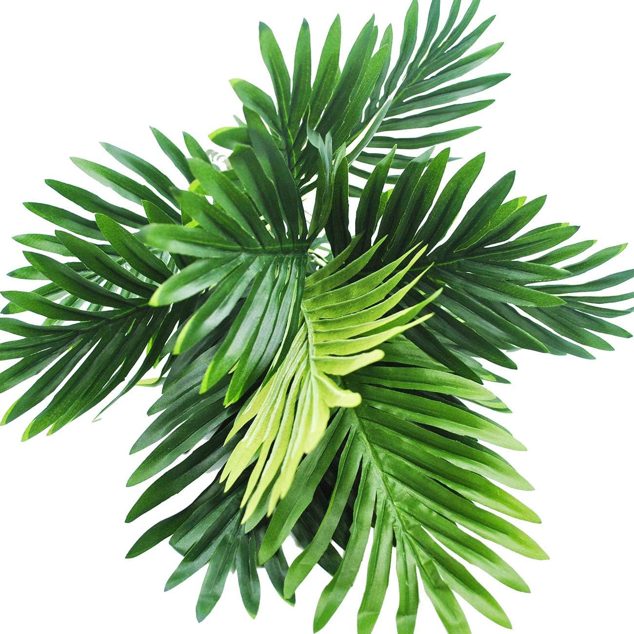 Artificial Palm Tree 30″ Tall UV Resistant Tropical Areca Faux Plants Monstera L