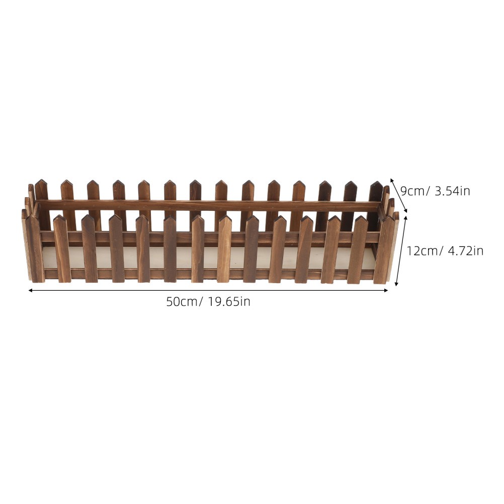 Wooden Flower Arrangement Box Rectangular Boxes Outdoor Flowerpot
